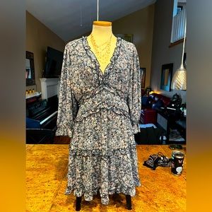 Floral tired ruffle dress by Apricot in size 10.  Never worn.